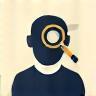 Icon showing focus on the client